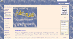 Desktop Screenshot of malakim.dreaminggates.com